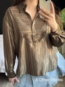 Koszula marki premium & Other Stories XS satynowa oversize elegancka