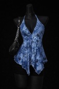 bluzka damska Vintage retro fairy style butterfly y2k