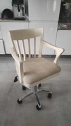 Fotel/krzesło biurowe obracane, białe 