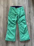 Zielone spodnie zimowe narciarskie The North Face M Stan idealny