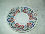 CERAMICZNY, DEKORACYJNY TALERZYK RĘCZNIE MALOWANY