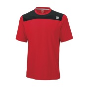 Koszulka tenisowa Wilson, rozmiar L, czerwona, używana, stan jak nowa