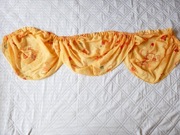 Śliczny pomarańczowy lambrekin we wzory 190x60 cm