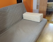 Podłokietnik Ikea Beddinge oryginalny wiskoza bawełna