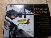 Garnek stalowy stal nierdzewna indukcja gaz płyta