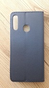 Samsung a20 etui magnetyczne niebieski metalik
