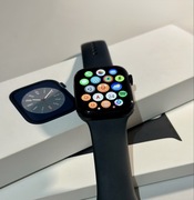 Apple Watch 8 45mm Północ - świetny stan 97% baterii pudełko