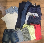 Paka ubrań dla chłopca 98 104 110 116 krótkie spodenki