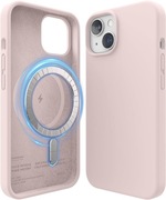 Magnetyczne silikonowe etui kompatybilne z iPhone 14 (6,1”) Lovely Pink