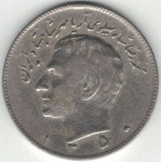 Iran 10 rialów rials 1971 (1350) - 28 mm