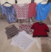 Damskie bluzki L zestaw 8 sztuk