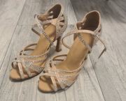 Profesjonalne buty do tańca latino rozmiar 38.5 obcas 9cm 