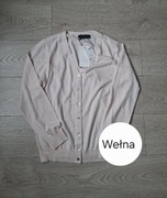 Wełniany kardigan | Rozpinany sweter Zara 40 L