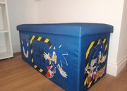 Pojemna solidna skrzynia/ siedzisko Sonic do przechowywania z przegródkami