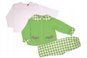 Komplet niemowlęcy bluza bluzka spodnie 18 m 4670