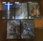 Kolekcja gier Star Wars na PC w stanie bardzo dobrym