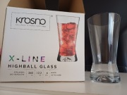 Nowe szklanki Krosno X-Line 360ml (6 szt.) 