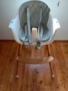 Drewniane Krzesełko do Karmienia dla Dzieci 2w1 Kinderkraft SIENNA 