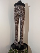 Spodnie legginsy leopard print