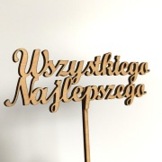 Toper na tort - Wszystkiego Najlepszego 175mm