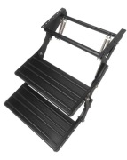 Składany stopień schodek podwójny stopnie do kampera przyczepy