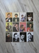 Zestaw 12 retro pocztówek PRL legendy polskiej estrady i filmu lata 70.
