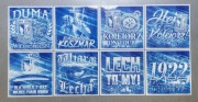 Vlepki 8x8, Lech Poznań, Tifo.