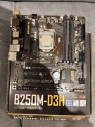 Plyta gigabyte B250m d3h z procesorem i5-7400