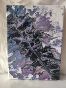 Ręcznie malowany obraz - Technika pouringu 