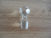 Stary szklany korek do karafki