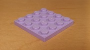 LEGO płytka 4x4 lawendowa 3031 NOWA