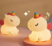 LAMPKA SILIKONOWA LED ŚPIĄCY JEDNOROŻEC - DLA DZIECI I DOROSŁYCH
