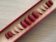 Ręcznie malowane sztuczne paznokcie,press on nails