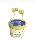 Słuchawki dokanałowe SBS Ice Cream Żółty