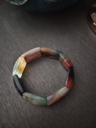 Agat Piękna Bransoletka Naturalna