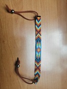 Bransoletka z japońskich koralików TOHO pleciona na krośnie