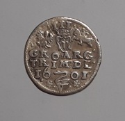 Zygmunt III Waza, Trojak Wilno 1601 - Łabędź nad V - RZADKI