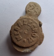 Plomba ołowiana kolejowa Mędrzechów II RP