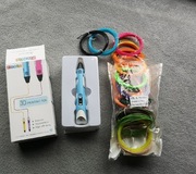 Długopis 3d plus 10 kolorowych wkładów 