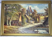 Ingolf Due 1912 niesamowity cenny obraz 