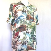 Koszula męska Krótki Rękaw r. M wiskoza H&M NOWA