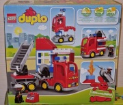 LEGO DUPLO 10592 Wóz strażacki + pudełko + instrukcja