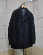 Kurtka płaszcz Michael Kors L zapinany na guziki granatowy ciemny niebiesk