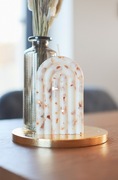 Świeca sojowa wolnostojąca tęcza handmade