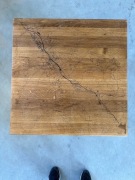 Stolik Mapa Wisły - dąb 60x60cm