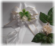 PIĘKNE DUŻE KOKARDY NA KLAMKI SAMOCHODOWE 4 sztuki