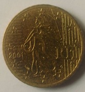 50 euro cent 2002 Francja 