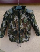 kurtka ocieplana moro 104 98 z kapturem