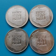200 zł 1974 XXX lat PRL Srebro Cztery sztuki