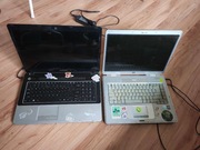 Dwa stare laptopy 17 i 14 cali.